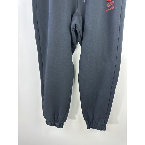 Nike Kyrie Irving Fleece Training Jogger Mens XL Sweatpants Black Red DA6687-010 - Picture 9 of 16